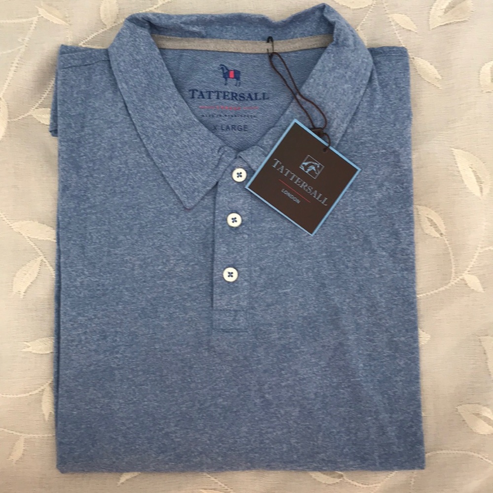 TATTERSALL LONDON Solid Knit Polo